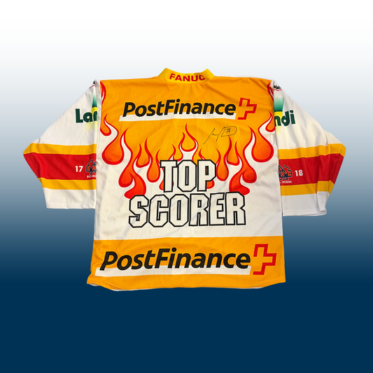 Originales Topscorer Trikot von Marc-Antoine Pouliot Saison 17/18 unterschrieben