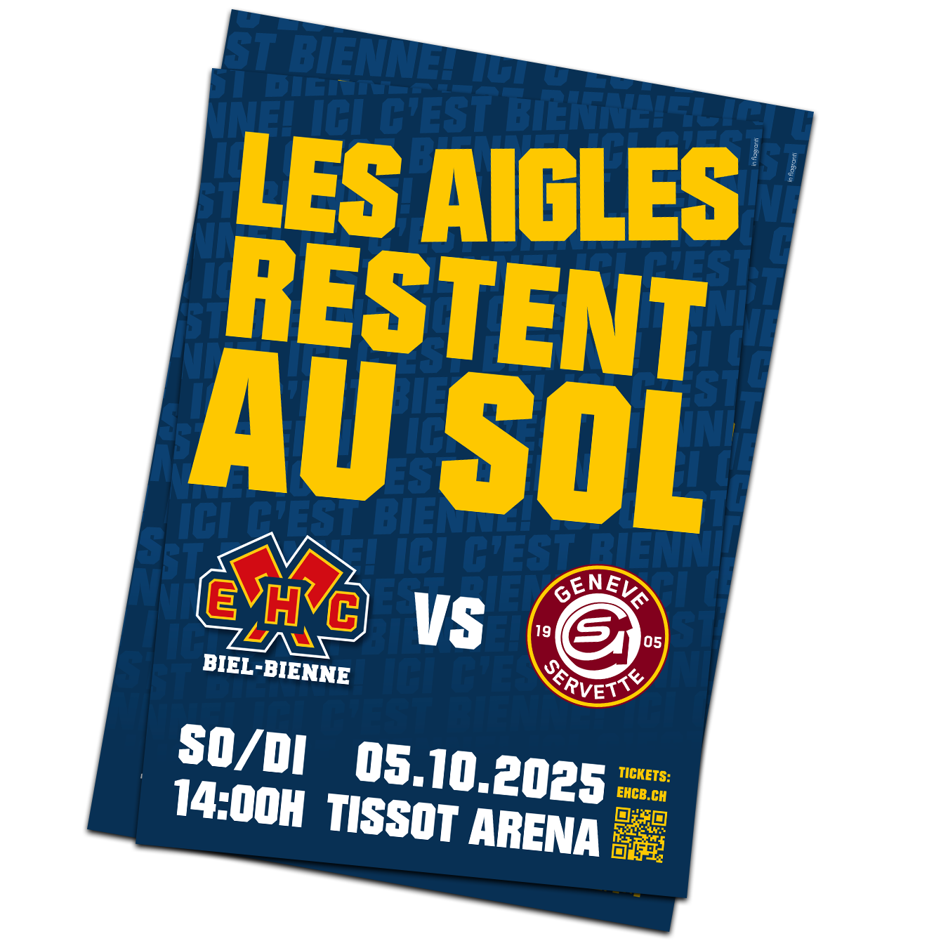 Matchplakat 05.10.2025 - Genève-Servette HC