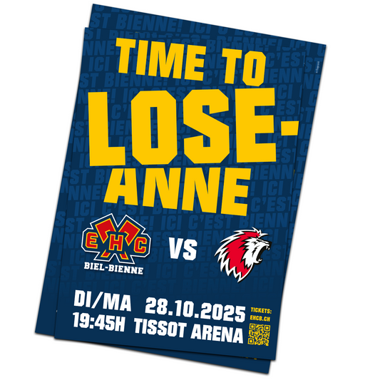 Affiche de match 28.10.2025 - Lausanne HC