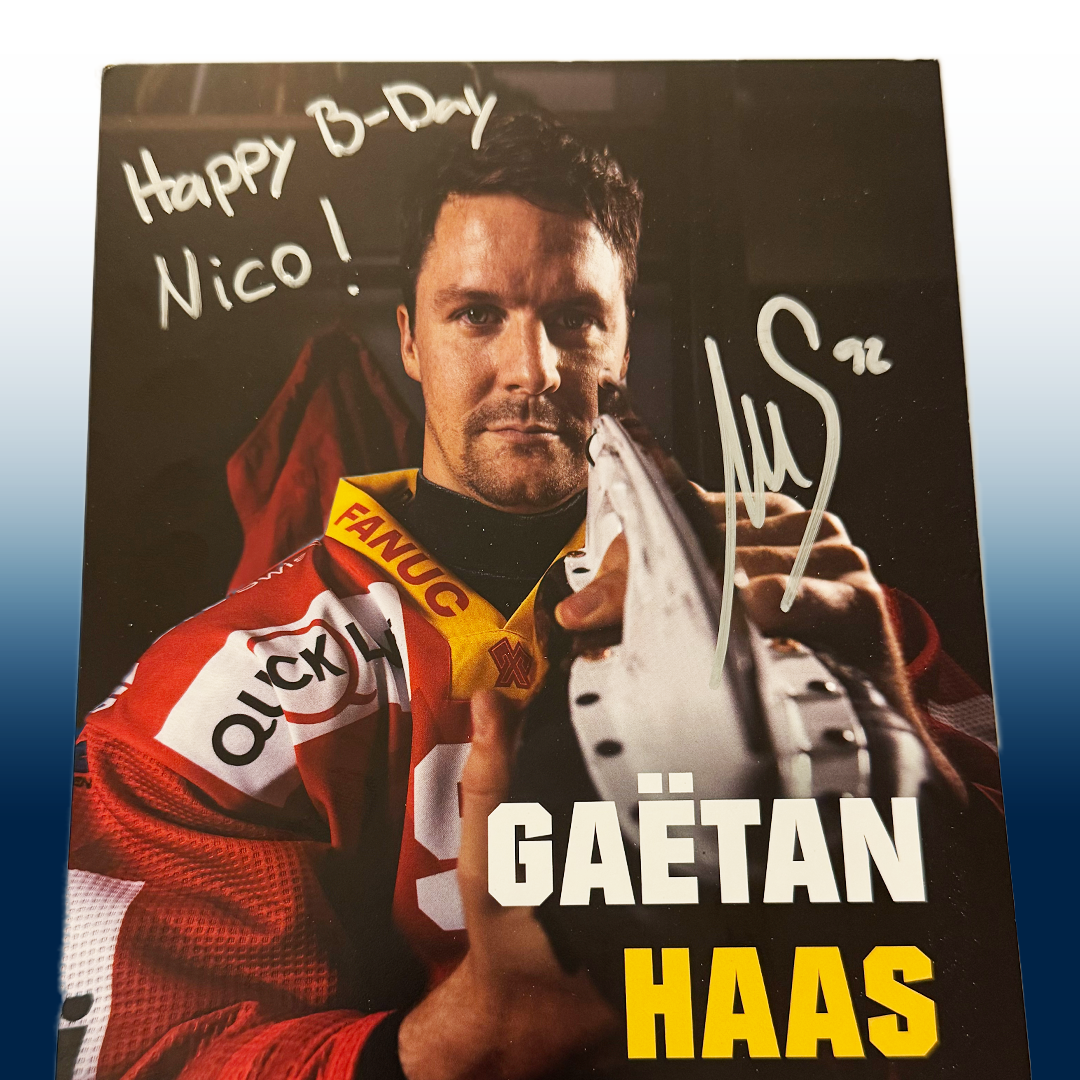 Personalisierte Autogrammkarte