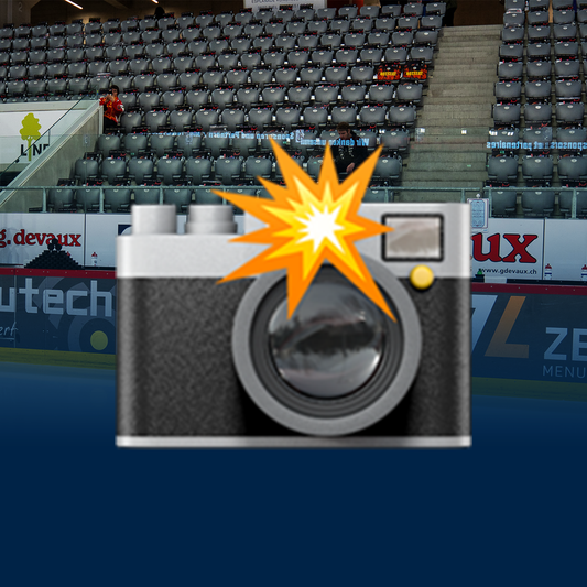 Foto auf dem Eis nach dem Spiel