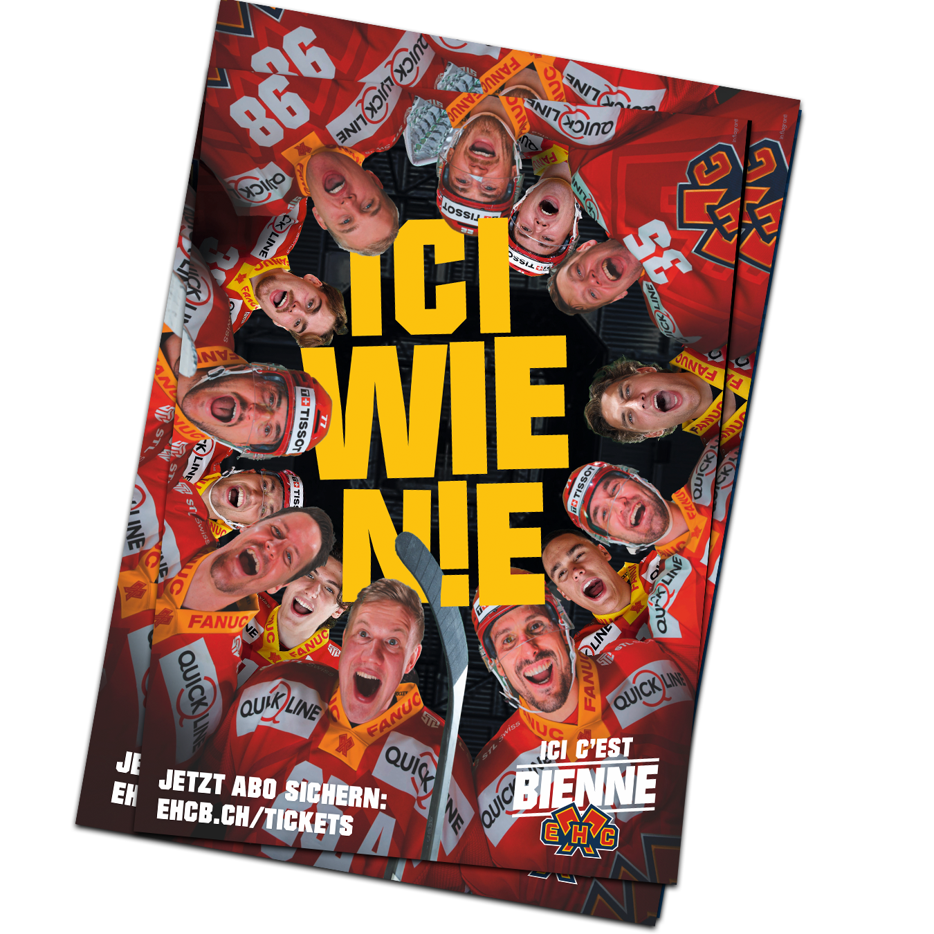 Matchplakat ICI WIE NIE