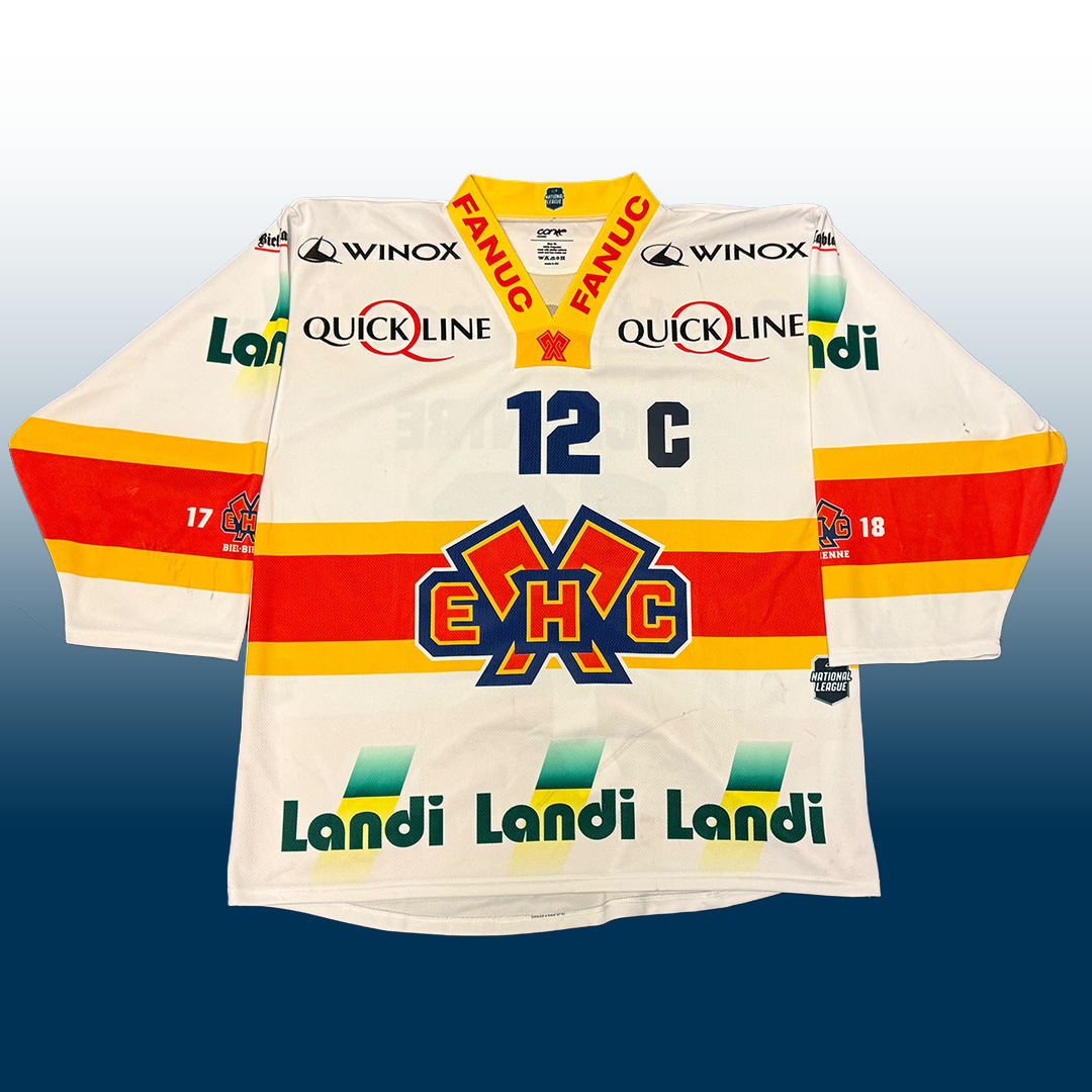 Maillot original de Mathieu Tschantré – saison 2017/18, dédicacé