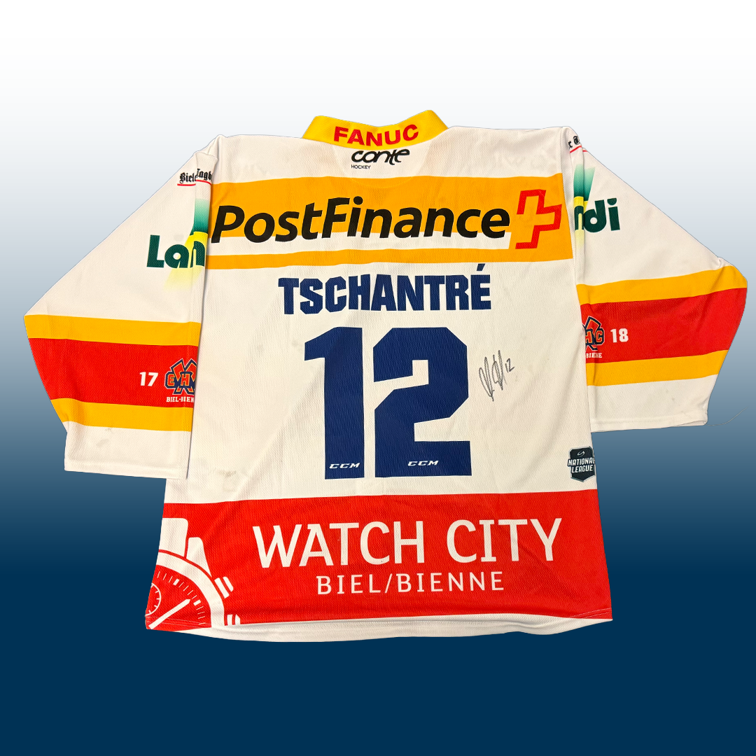 Maillot original de Mathieu Tschantré – saison 2017/18, dédicacé