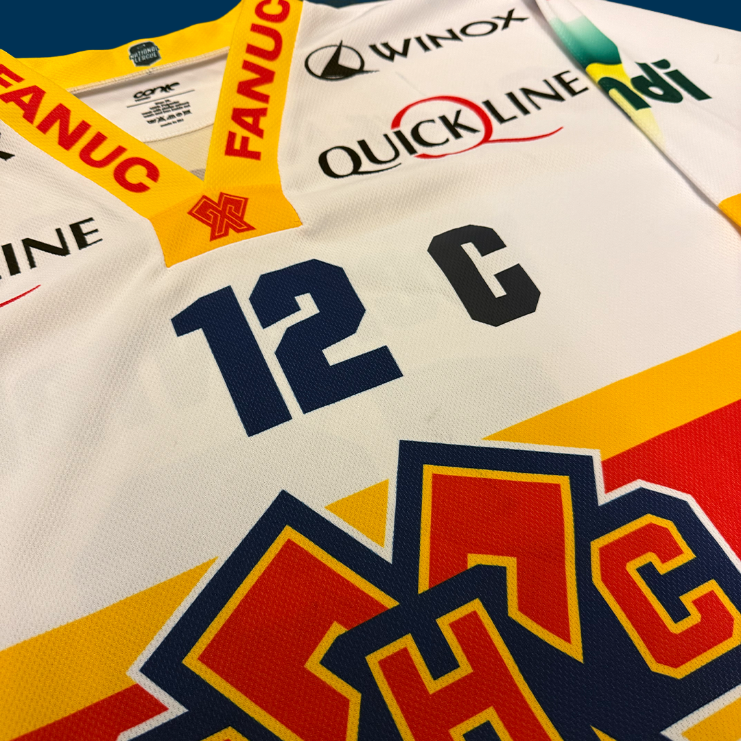 Maillot original de Mathieu Tschantré – saison 2017/18, dédicacé